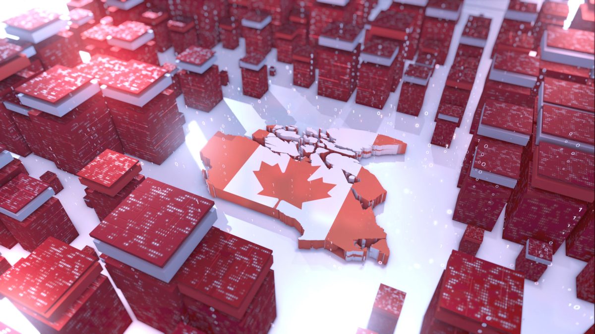 4k Digital Canada Map