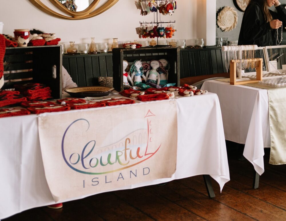 Colourful Island at Canadians booth at Connected: Charlottetown