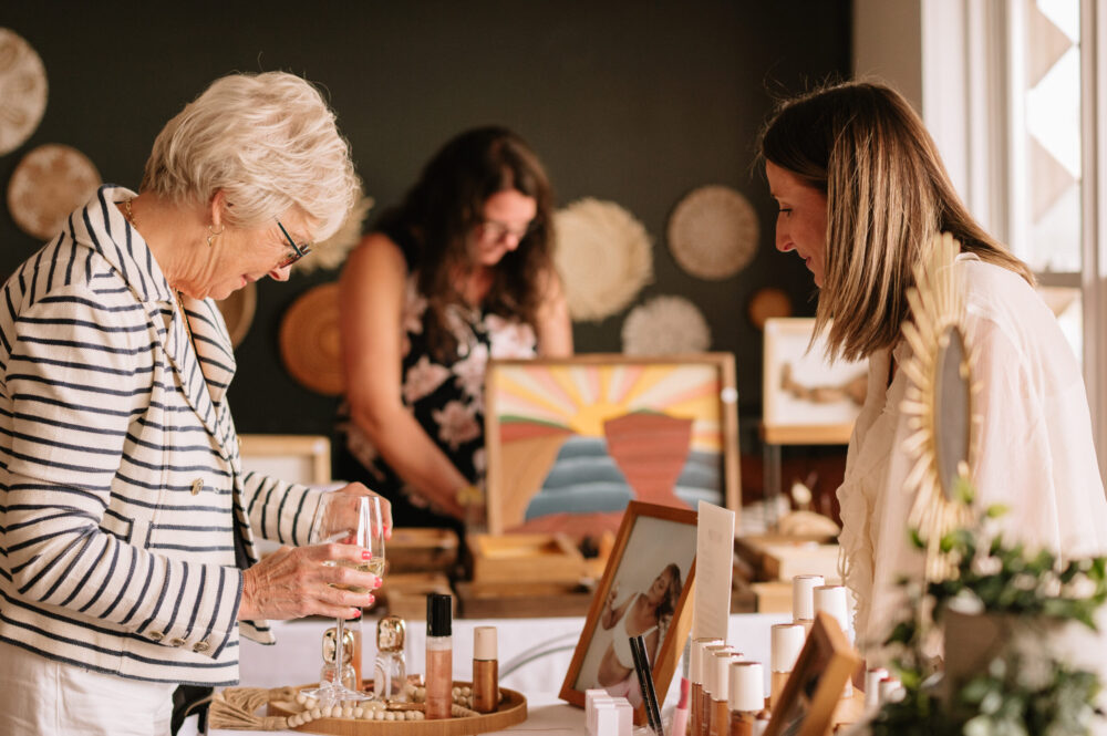 UNA Beauty booth at Canadians Connected: Charlottetown