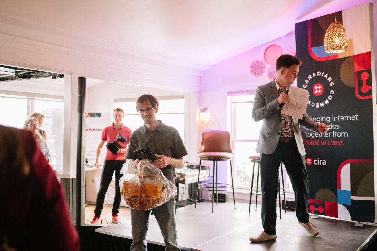 Prize draw at Canadians Connected: Charlottetown
