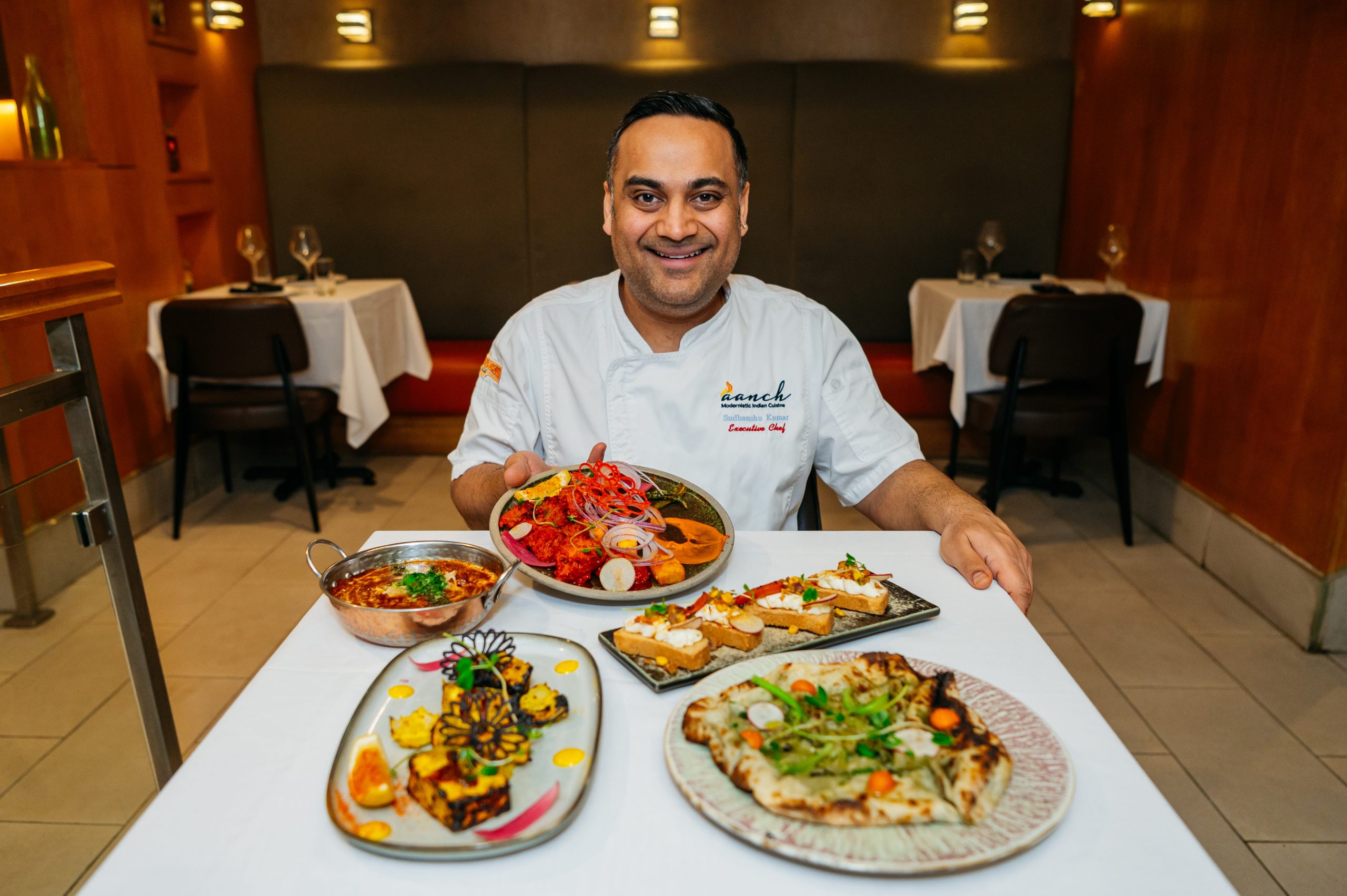 food at aanch indian restaurant
