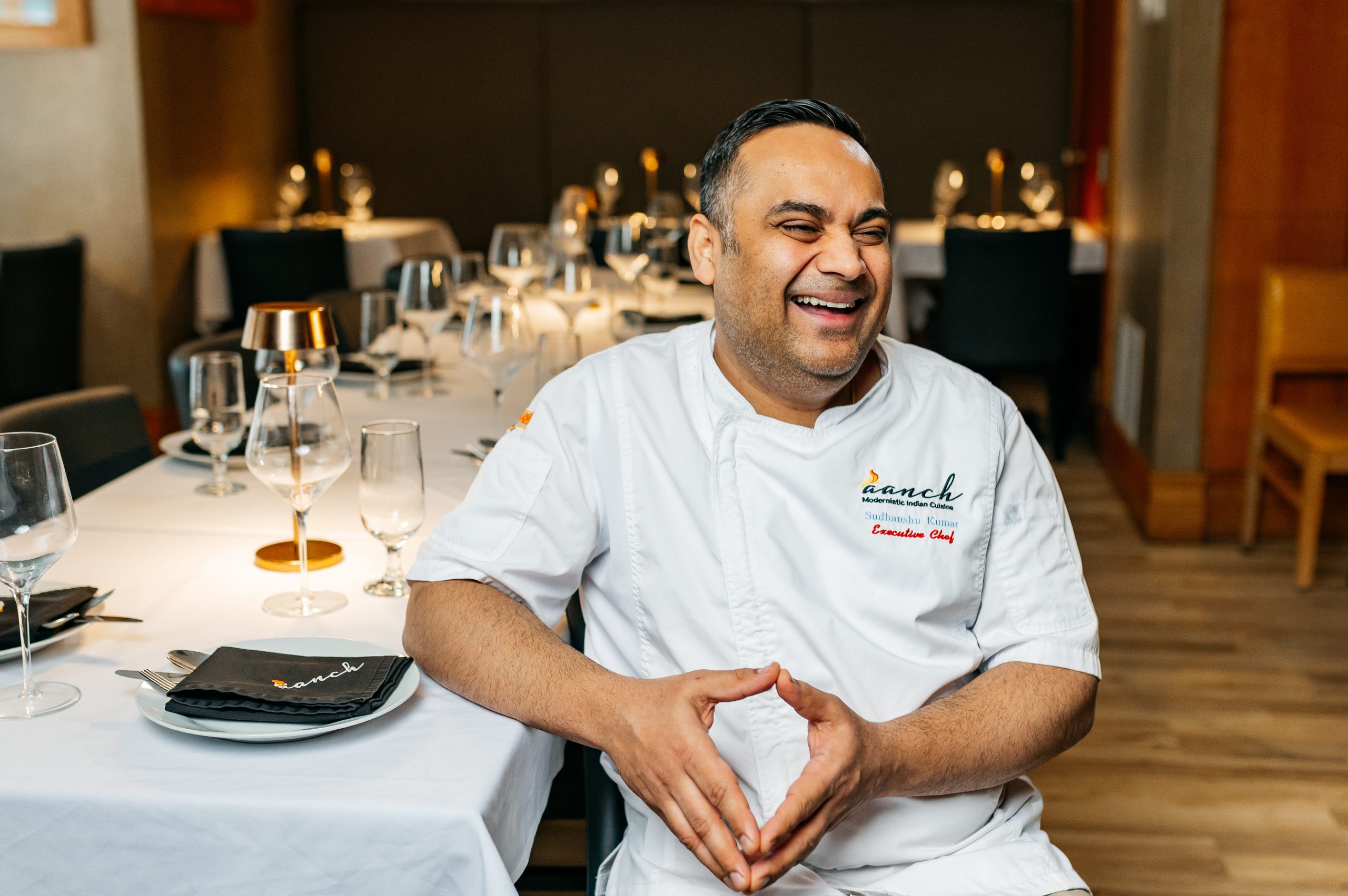 chef sudhanshu kumar, aanch indian restaurant
