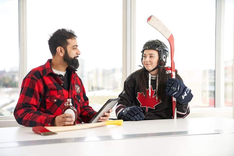 Lumberjack and hockey player discuss metrics