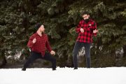Lumberjack dance off!